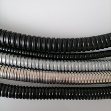 阻燃PVC披覆镀锌包塑软管 P3型电气护线金属波纹管P3型包塑软管