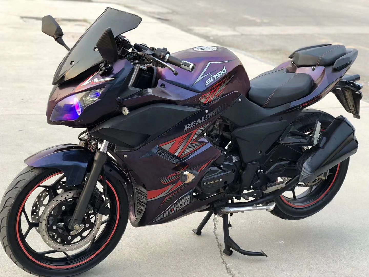 二手地平线s款跑车川崎小忍者250cc双缸水冷趴赛重机车街车摩托车