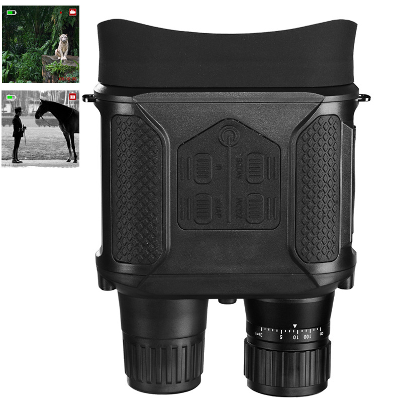 新品红外线双筒数码夜视仪高倍高清 nv400-b全黑夜视望远镜-阿里巴巴