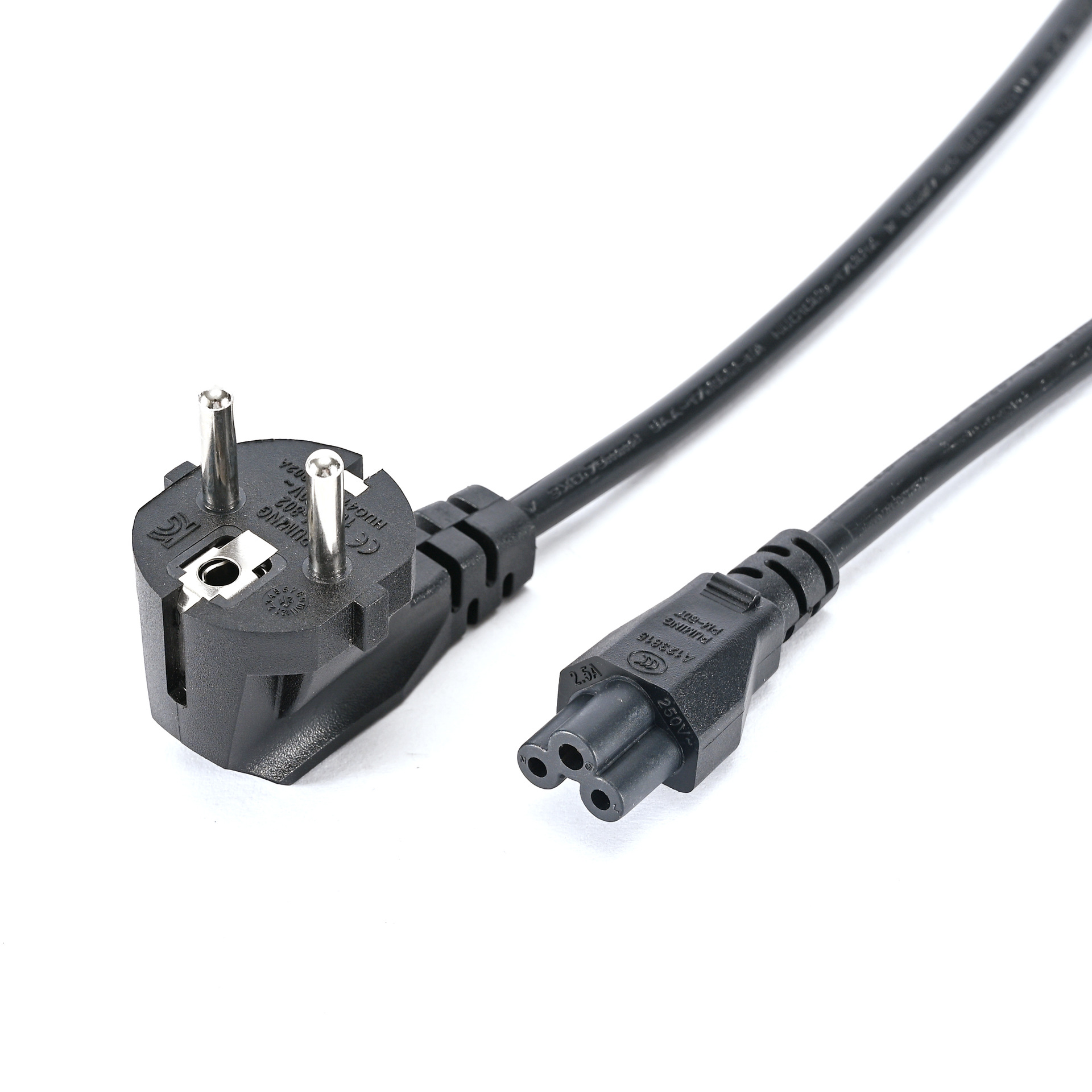 澳洲saa认证插头线 澳标两插八字尾连接线 三插品字尾澳规电源线