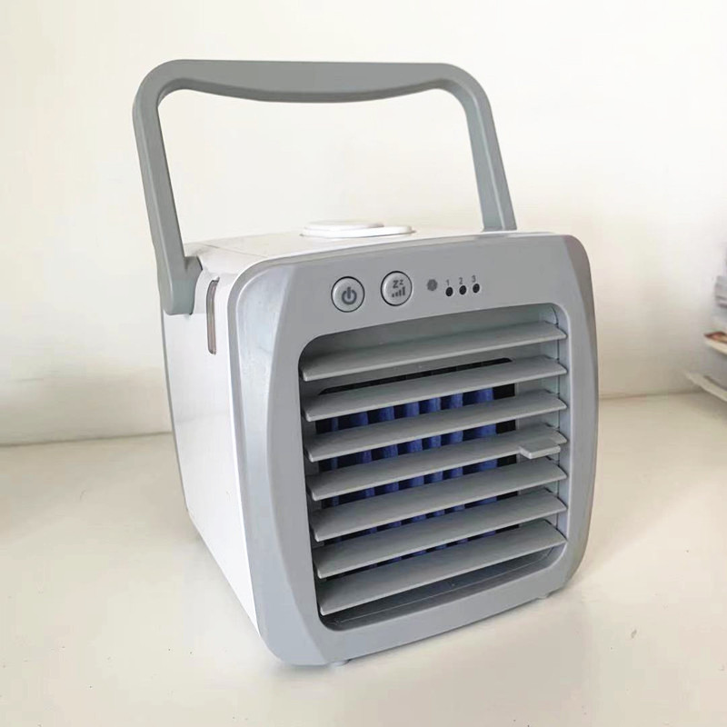 新款迷你冷风机家用桌面制冷小型空调移动加湿水冷风扇源头工厂