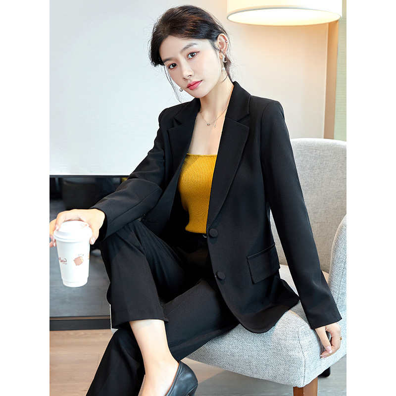 九分裤西装套装