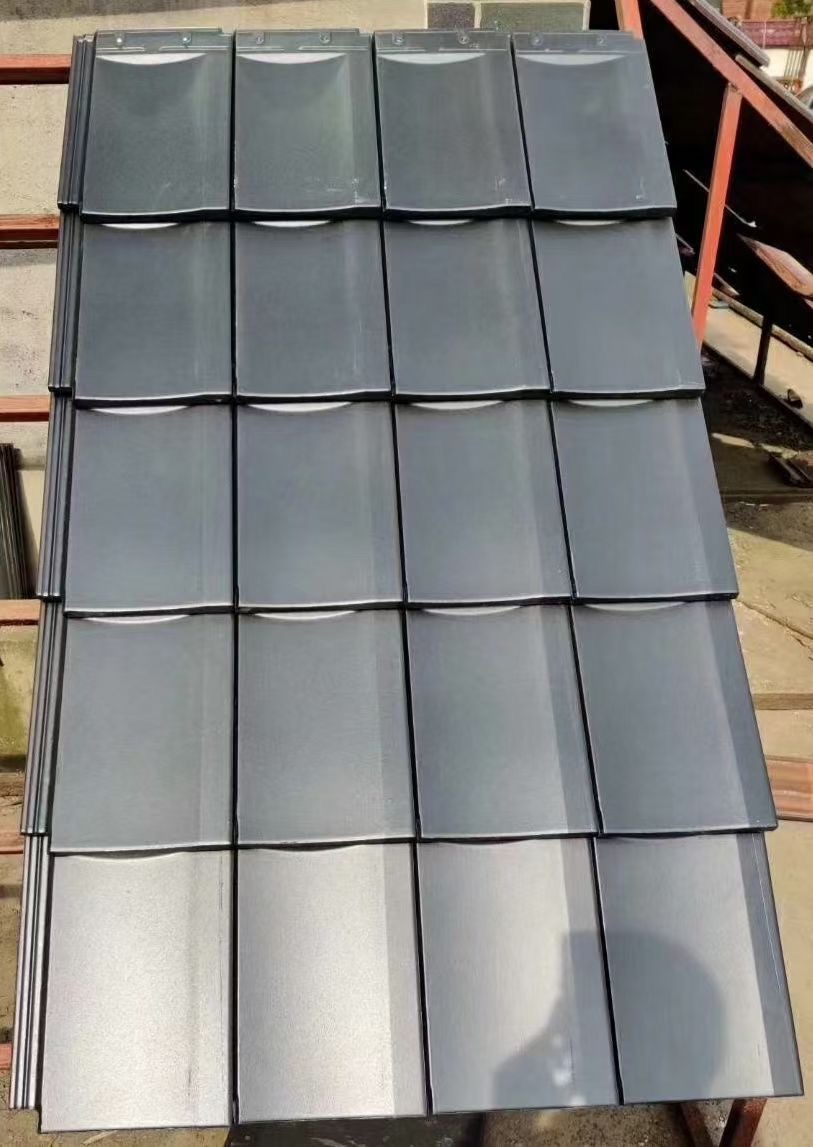 屋面瓦现代风日式u型陶瓷瓦别墅屋顶四合院屋檐用小青瓦围墙瓦
