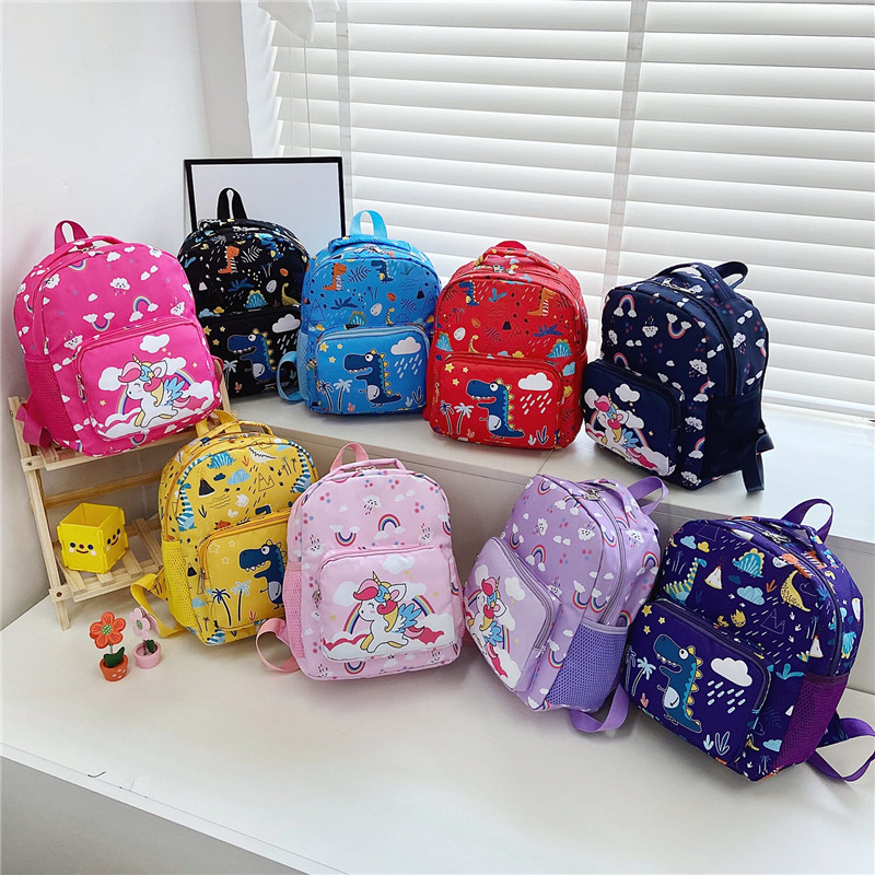 Children's Bag 2022 Summer New Western Style Printed Kindergarten Schoolbag Girl Princess Travel Small Backpack Backpack