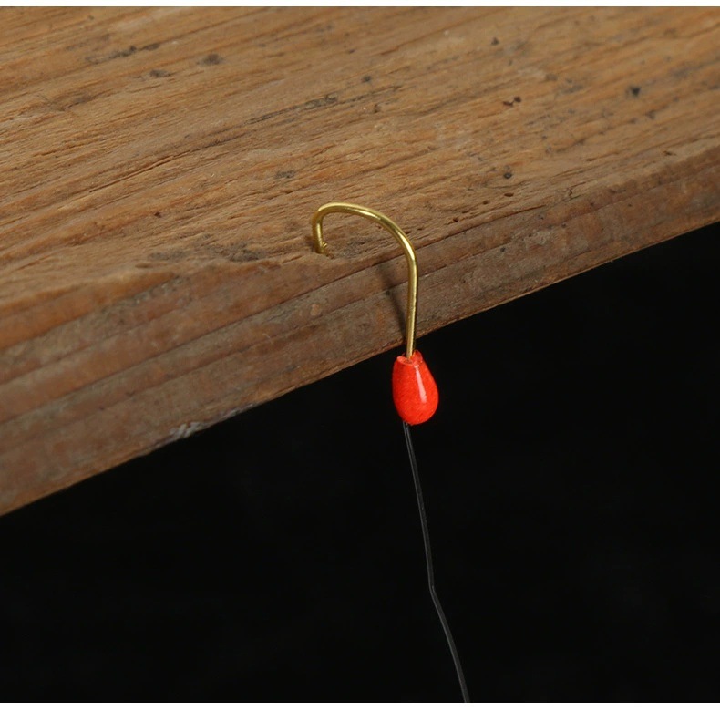 White Gold Hook Red Dot Seven Star Hook Special Fishing White Stripe Bionic Fishing Hot Hoy Large Quantity in Stock