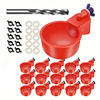 TEMU海外仓一件代发跨境16 Pack Self Filling Poultry Waterer|ru TEMU海外仓一件代发跨境16 Pack Self Filling Poultry Waterer|ru