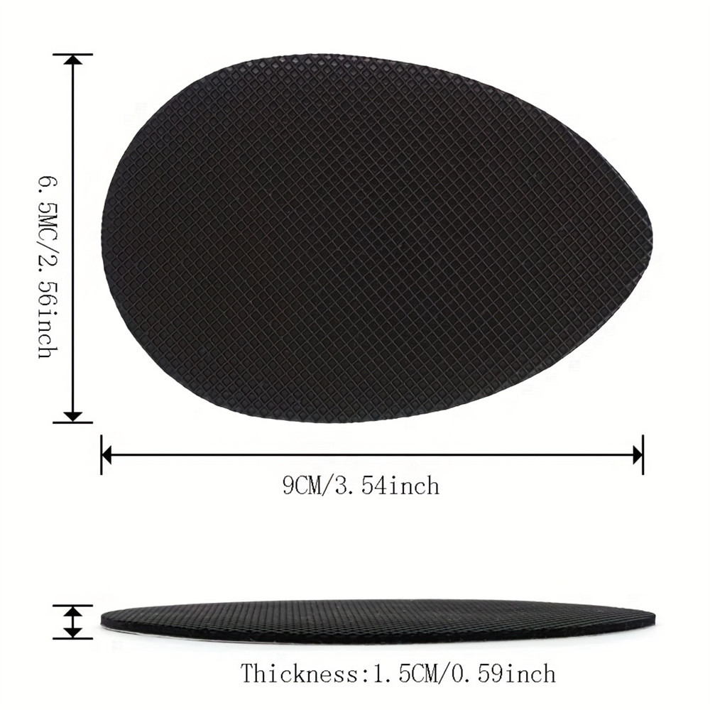 耐磨网格橡胶鞋底防滑贴 高跟鞋前掌橡胶垫 静音鞋底止滑垫 耐磨