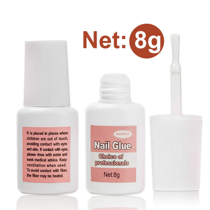 Manicure Implement Nail-Beauty Glue Water Hose Bruch Head Adhesive Fake Nail Tip Glue Stick-on Crystals Multi-Function Glue Quick-Drying Strong Glue