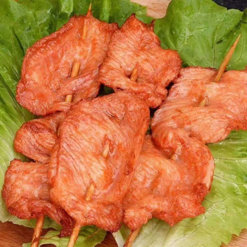 炸串半成品铁板里脊肉烧烤肉串手抓饼串串香烧烤食材里脊肉包邮