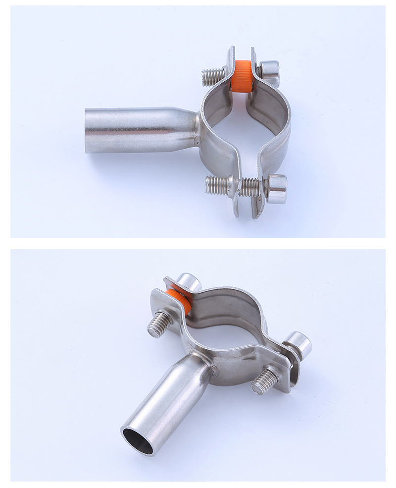 304/201不锈钢管子夹管道固定卡子支架圆管卡扣抱箍水管紧固