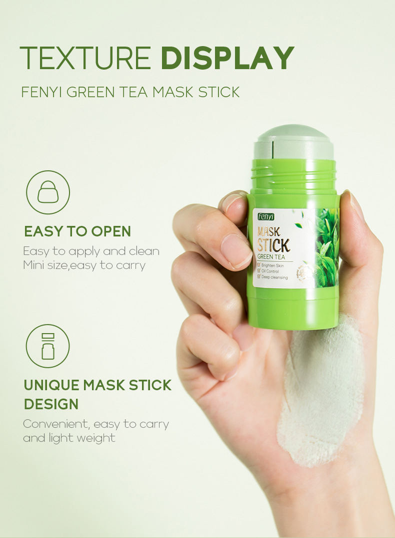 the selected "t x" formula for fenyi green tea mask stick