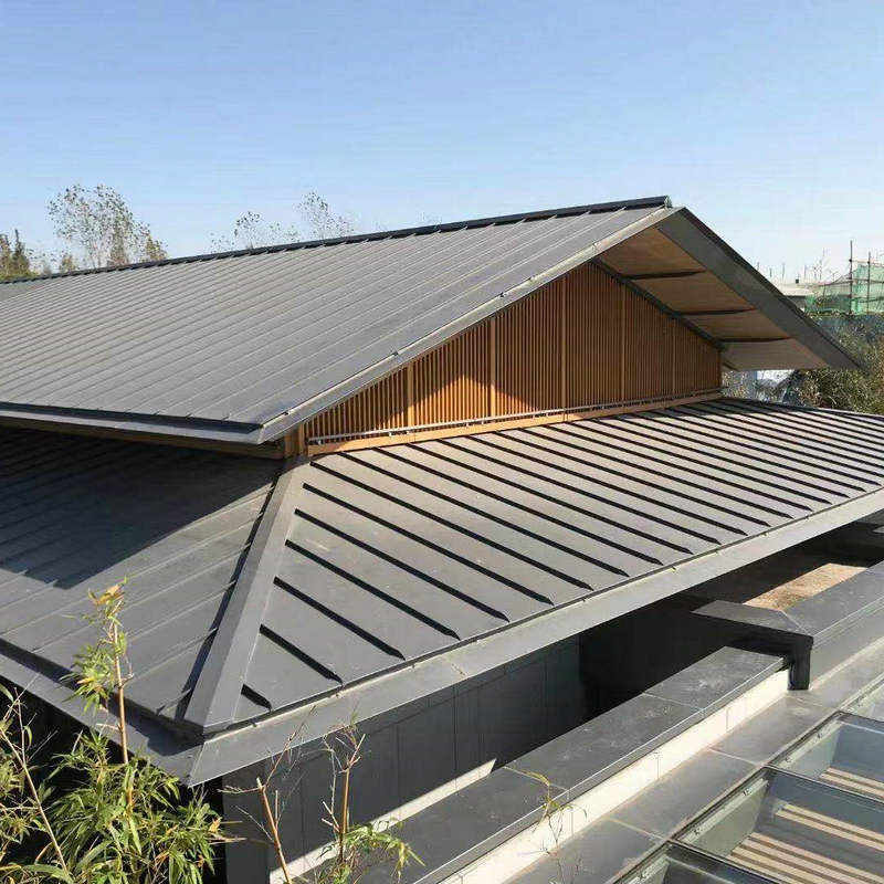 0成交147米铝镁锰25-430型金属高档屋面瓦金属房顶屋面建材镀铝锌角驰