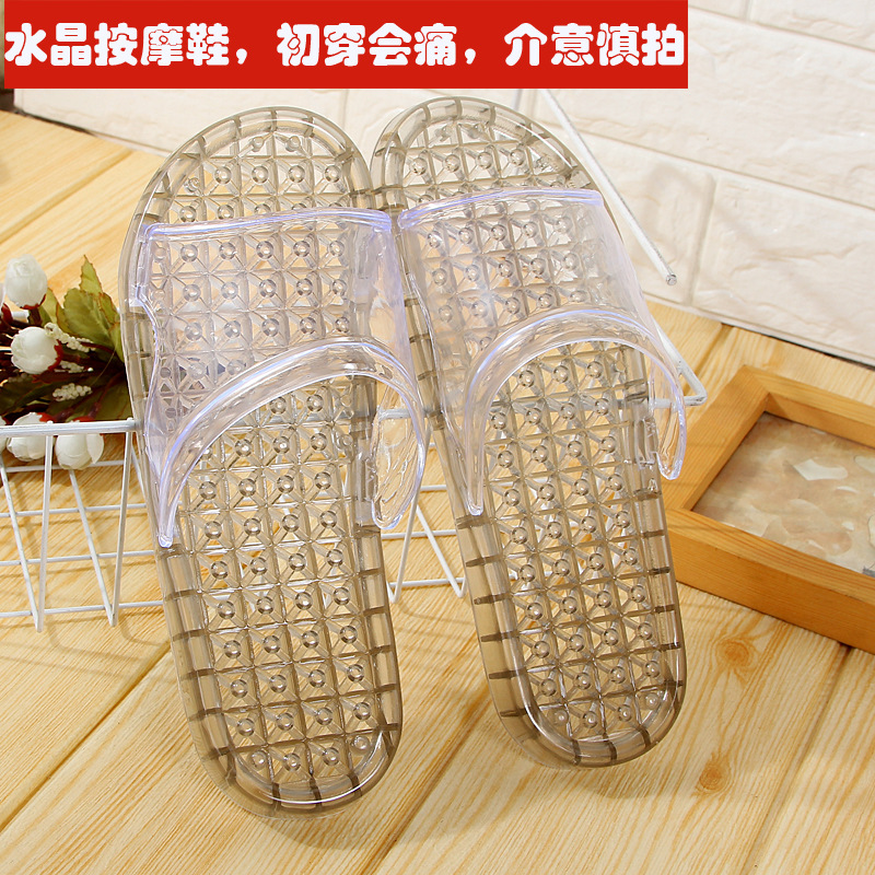 Summer Women's Home Indoor and Outdoor Dormitory Bathroom Non-Slip Slippers Soft Bottom Internet Celebrity Couple Men Leisure Sandals