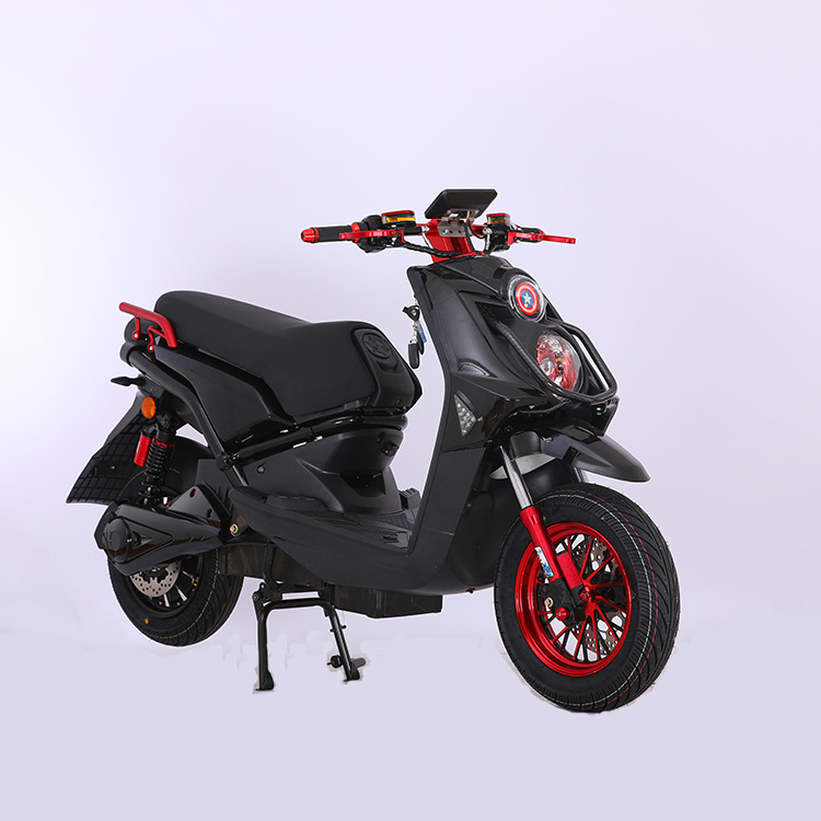 bws城市铁男电电动车大跑车电摩72v踏板车男士双人电摩外卖速度快