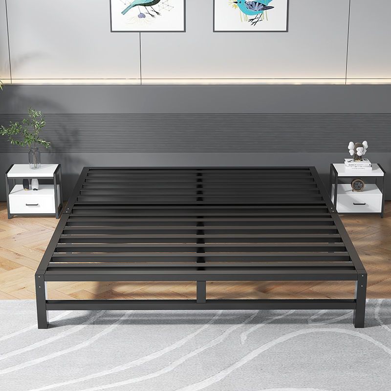 床架铁床加厚加固无床头铁艺床榻榻米排骨单双人床铁架床一件批发