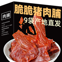 脆脆猪肉脯6袋酥脆零食靖江特产小吃猪肉干脆片儿童孕妇休闲食品