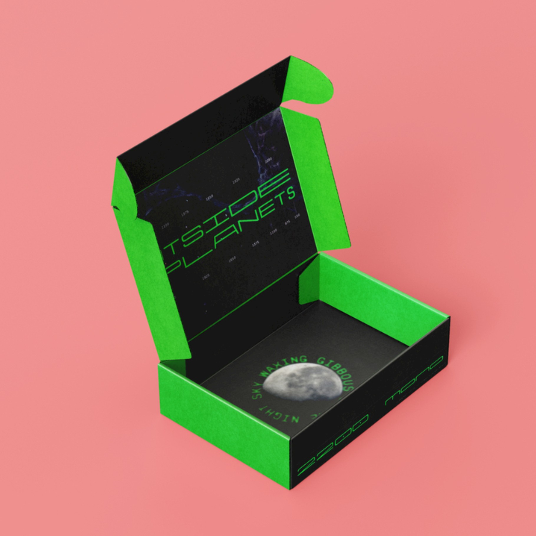 特硬飞机盒纸盒纸箱包装免费设计纸箱快递打包盒子黑白瓦愣纸盒