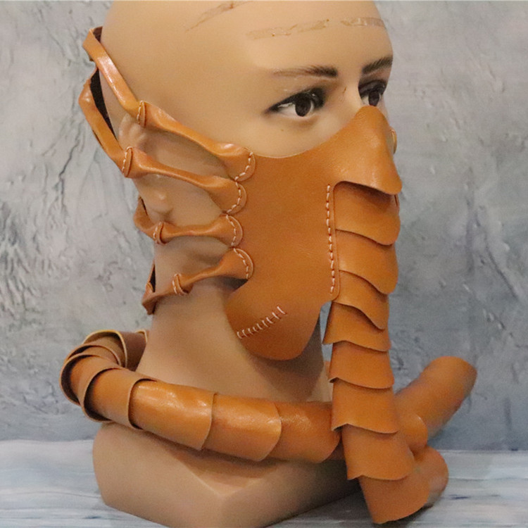 2021抱脸虫面具万圣节恐怖异形蝎子面罩派对表演道具跨境亚马逊