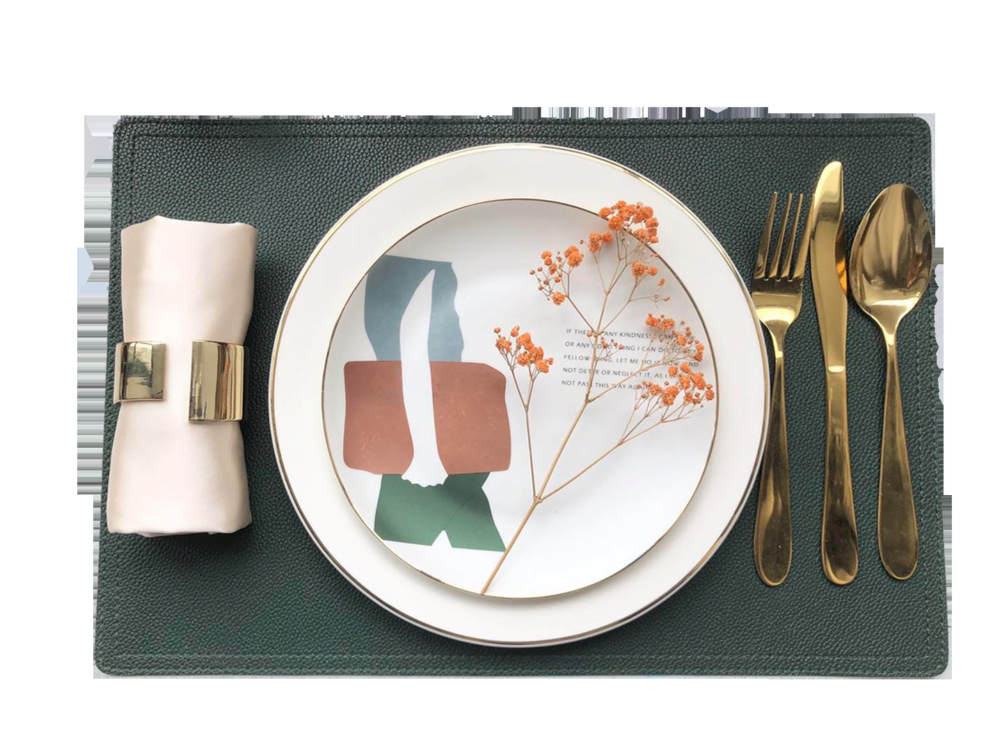 厨柜餐盘样板房间餐具现代简约艺术餐厅软装摆台设计师软装套装