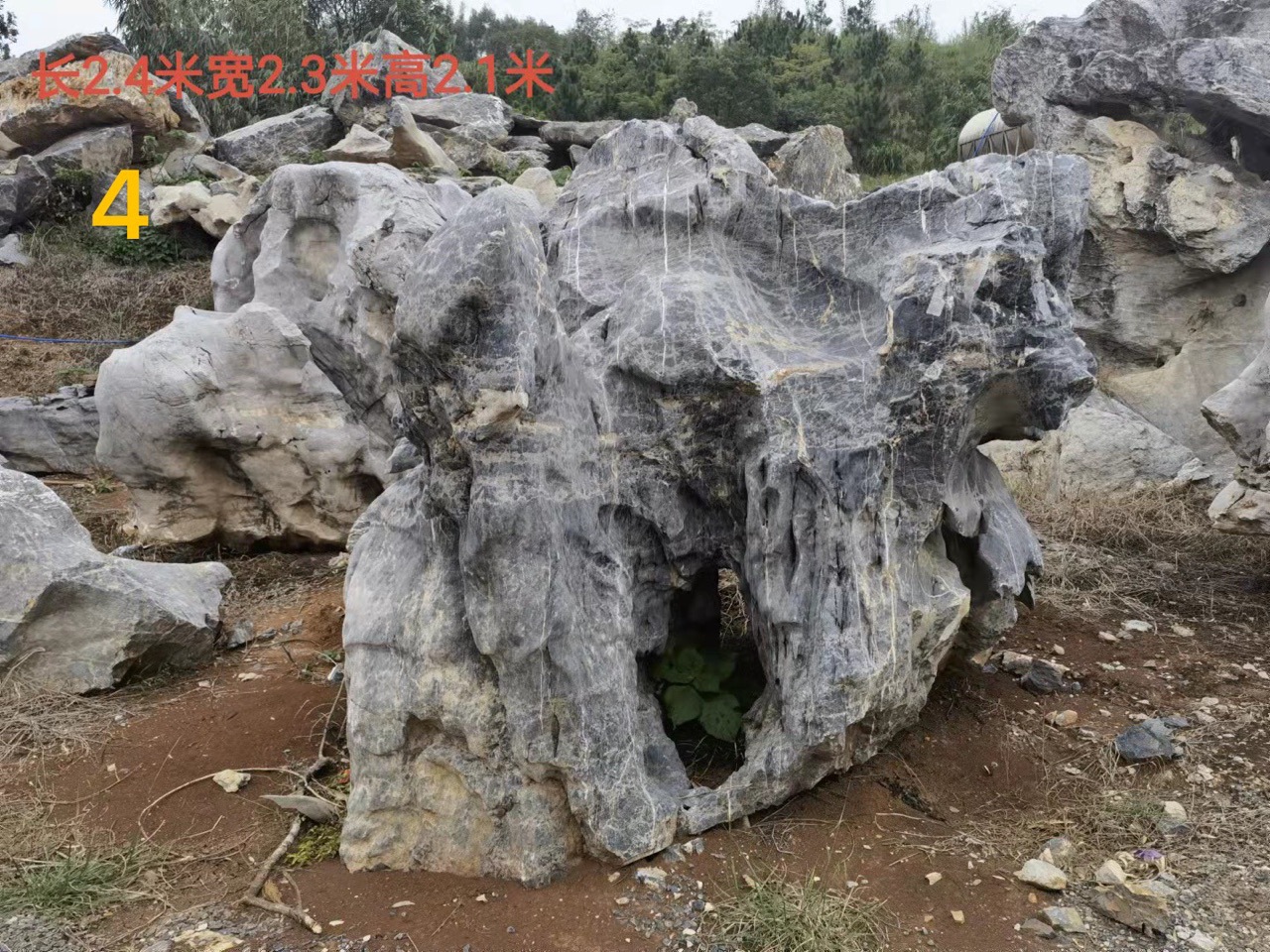 灵璧石 假山石 大小流水假山工程施工景观石庭院石料园景石假山