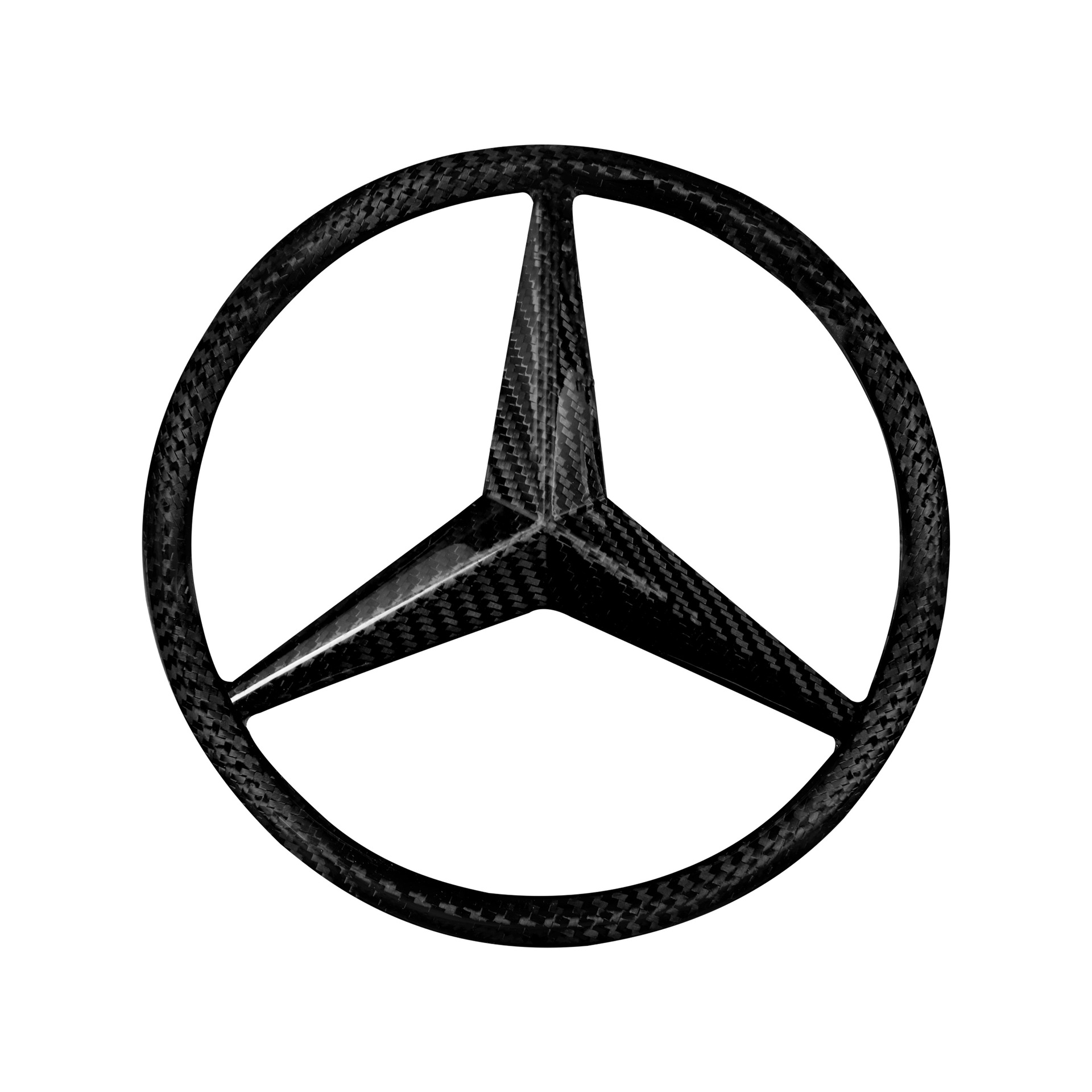 适用于19-20款奔驰glc/gle/gls级前车车标logo外饰汽车改装配件