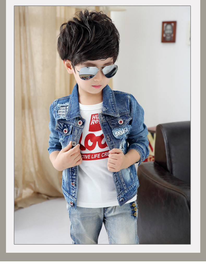 男童牛仔外套秋装新款帅气儿童上衣2021中小童韩版春秋宝宝衣服潮