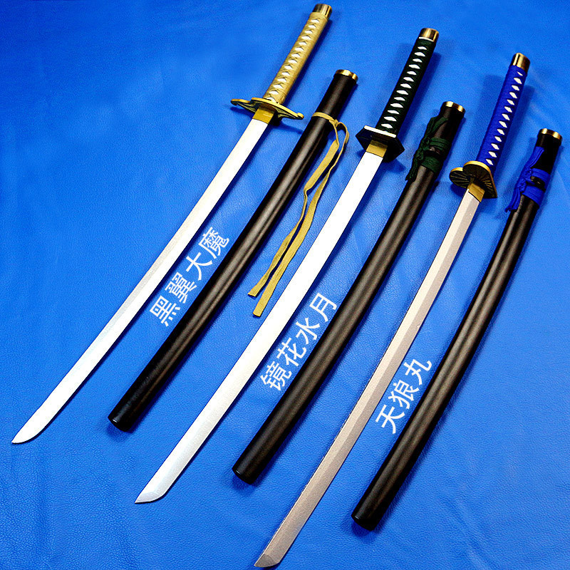 0成交1个木质刀剑 cosplay武器道具 日本太刀 死神斩魄刀千本樱 未