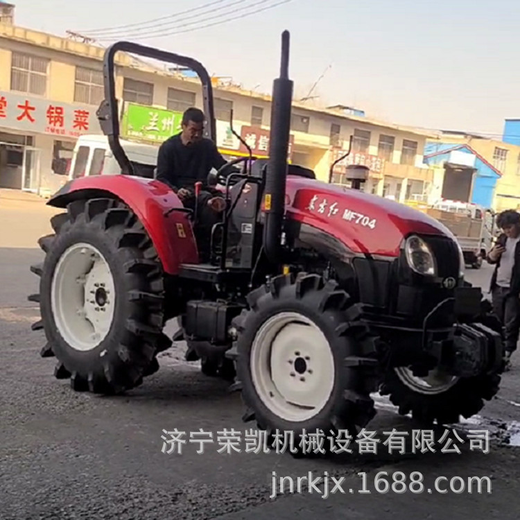 大桥雷沃东方红704拖拉机 旋耕犁地四驱80马力拖拉机 水田904高配