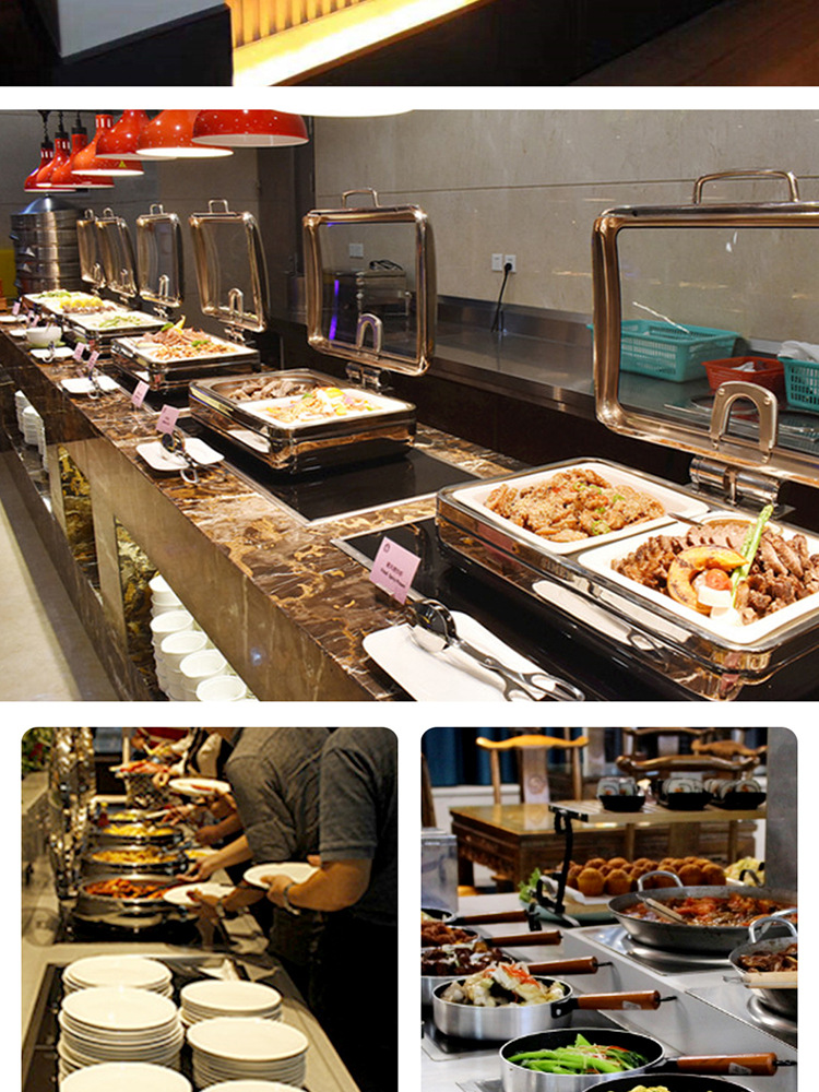 嵌入式食物保温板饭菜加热板商用保温台板食物保温灯自助餐保温