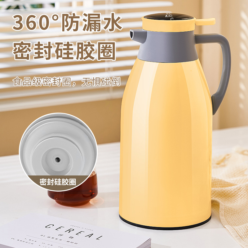 2L Thermal Insulation Kettle Household Large Capacity Thermos 304 Stainless Steel Thermos Teapot Kettle Hot Water Bottle Cup