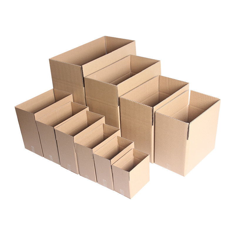 万怡三层平口包装纸箱中山厂家邮政纸箱电商物流快递定制瓦楞纸盒