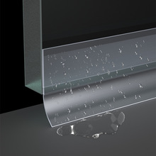浴室门挡水条卫生间推拉玻璃门下防水挡板阻水条门底缝隙密封云儿