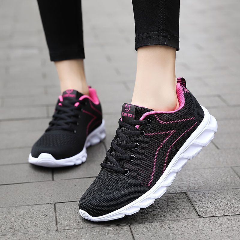 New Women's Sports Casual Shoes Non-Slip Soft Bottom Fashion Shoes for Work Mom Shoes Ultra Light Kitchen Shoes Walking Shoes