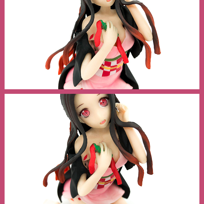 鬼灭之刃妈见打美少女手办性感跪姿可脱祢豆子手办