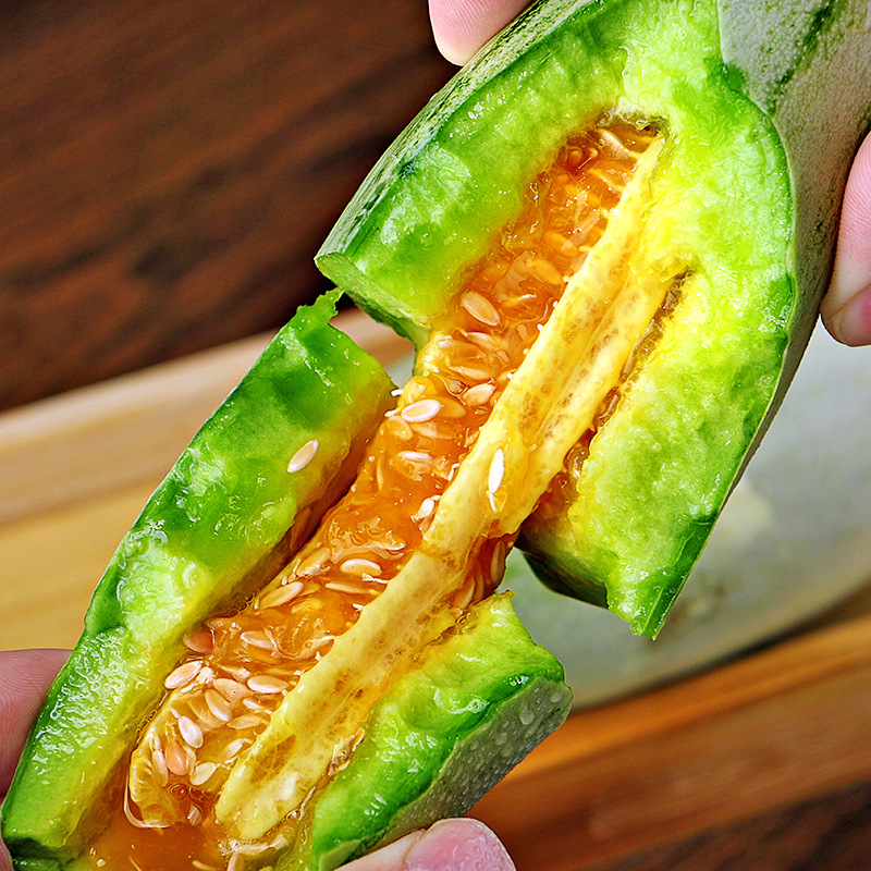 山东羊角蜜甜瓜5斤水果新鲜当季整箱小密瓜香瓜蜜瓜羊角脆