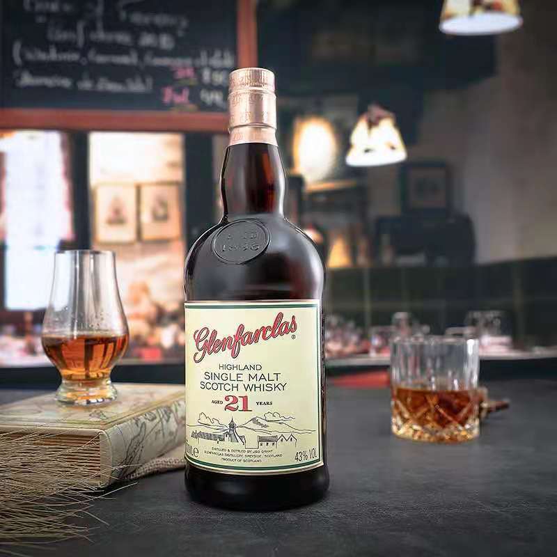 格兰花格21年 单一麦芽威士忌 进口洋酒700ml