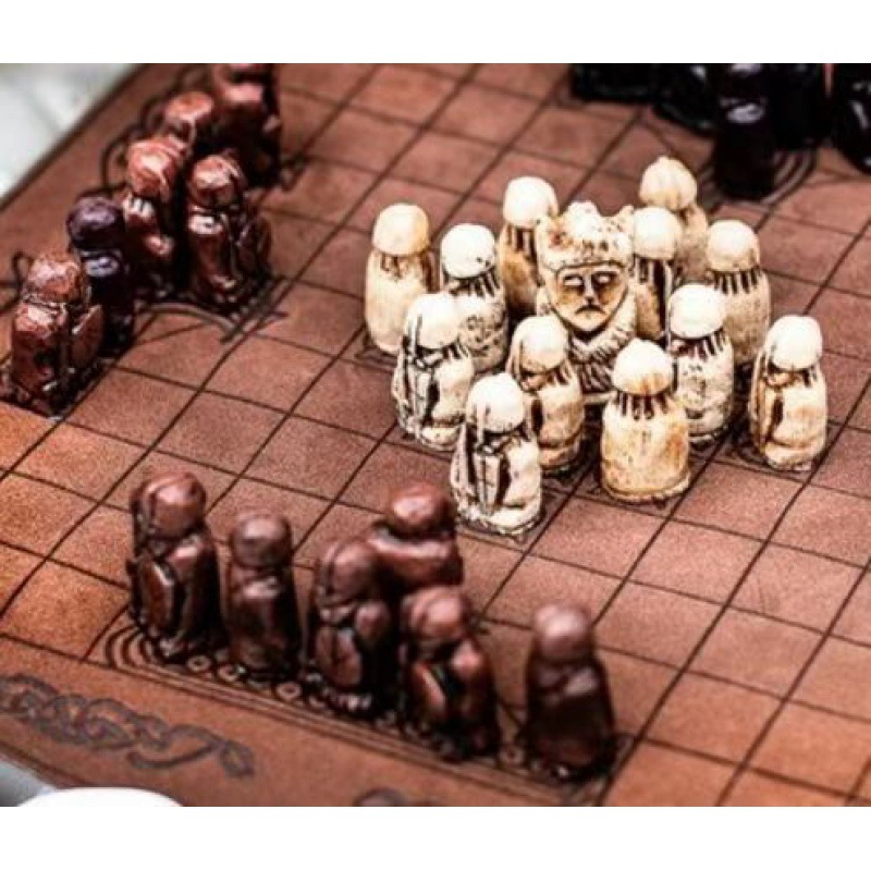 viking chess树脂皮质国王士兵国际象棋娱乐下棋家居室内摆件