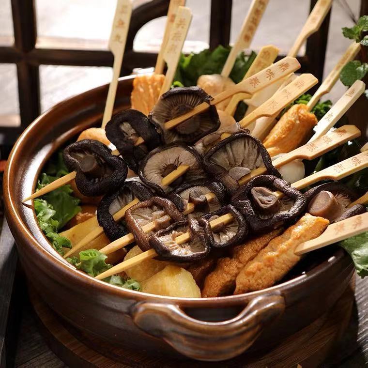 伊之棒香菇串10串 便利店罗森关东煮食材串串香麻辣烫火锅素菜