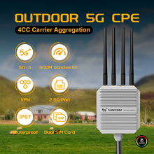 高通x75户外路由器ip67防水ax3000双sim卡poe供电5g养殖农场近海
