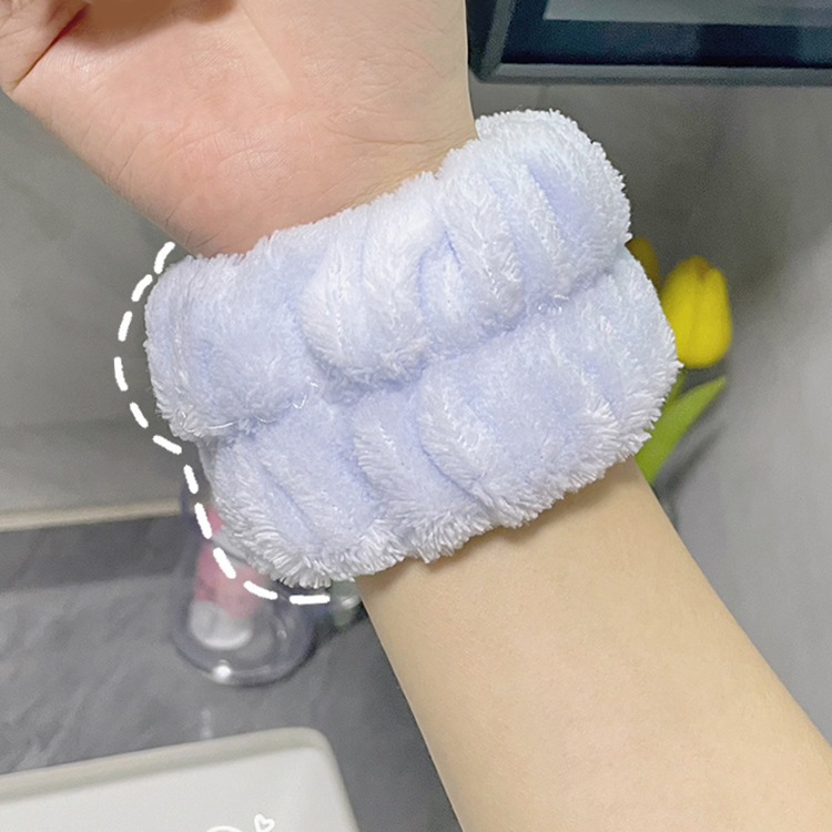 Face Wash Wrist Band Wrist Band Sweat-Wiping Bracelet Waterproof Arm Cuff Keep Dry Sleeve Wash Sports Sweat-Absorbent Sleeves