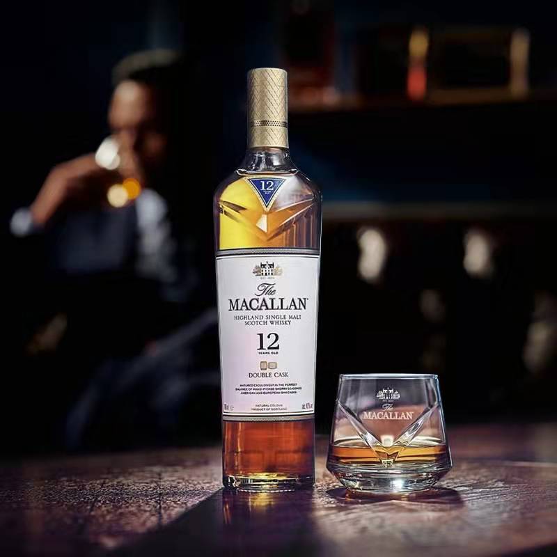 麦卡伦蓝钻12年单一麦芽威士忌700ml苏格兰洋酒包邮
