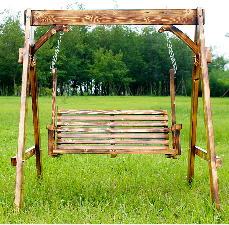 秋千庭院买送花藤实木吊椅户外阳台双人吊椅摇篮厂家批发厂家批发