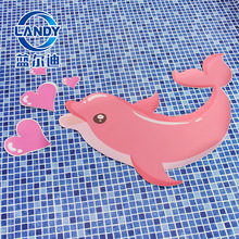 游泳池胶膜卡通图案装饰单卖 鱼图案海洋动物胶膜贴图PVC材质批发