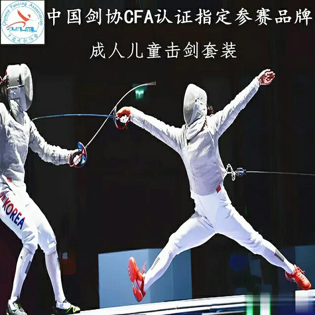 击剑套装成人儿童初学者花重佩剑整套装备剑协cfa认证比赛级套装