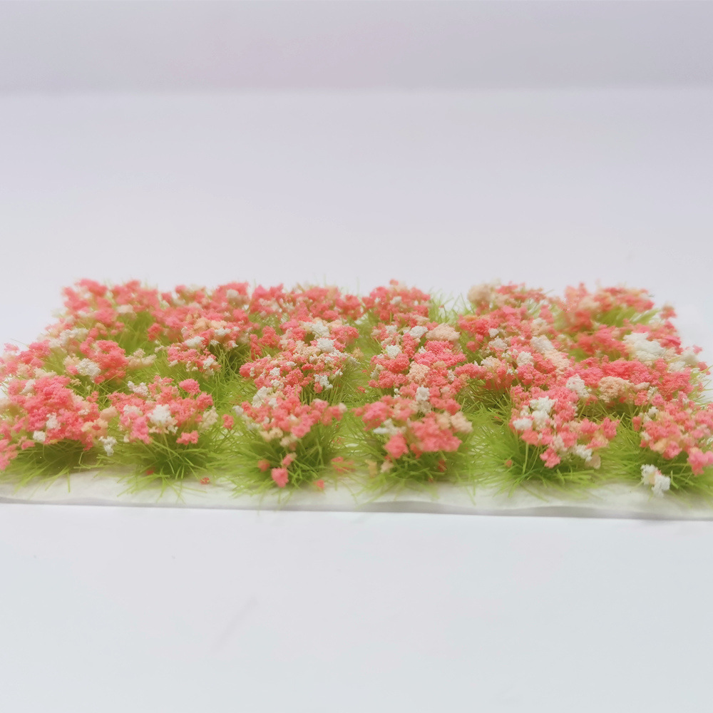 手工diy手作情景制作材料仿真草丛草簇28颗植被沙盘情景模型材料