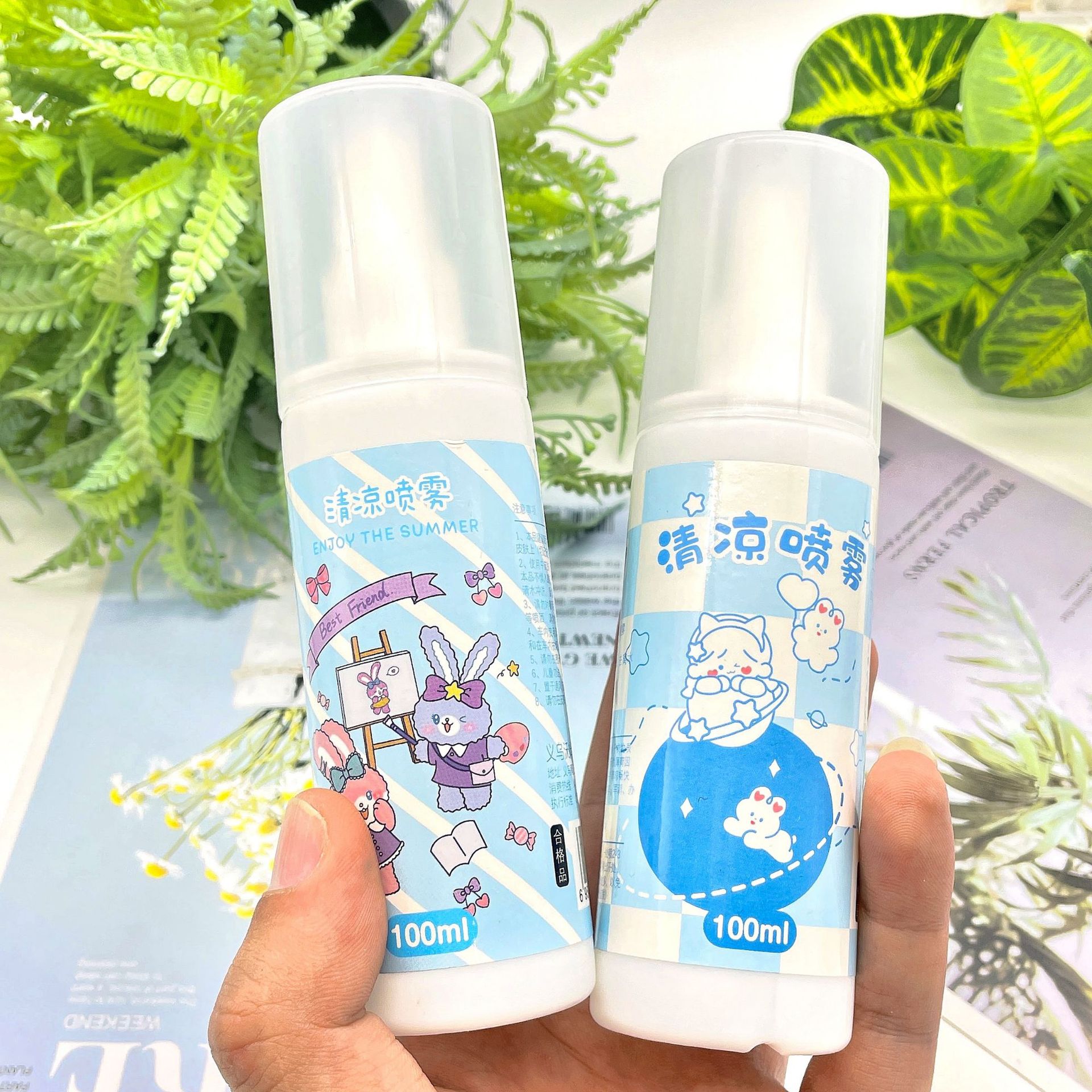 夏天冷感降温喷雾 学生军训防暑清凉喷雾剂 旅游户外避暑冰凉喷剂