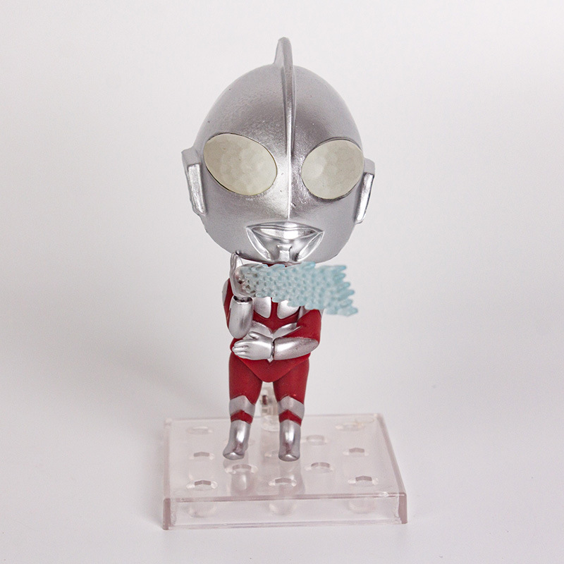 新奥特曼可动q版手办2121粘土人初代日本超人特摄模型特效摆件