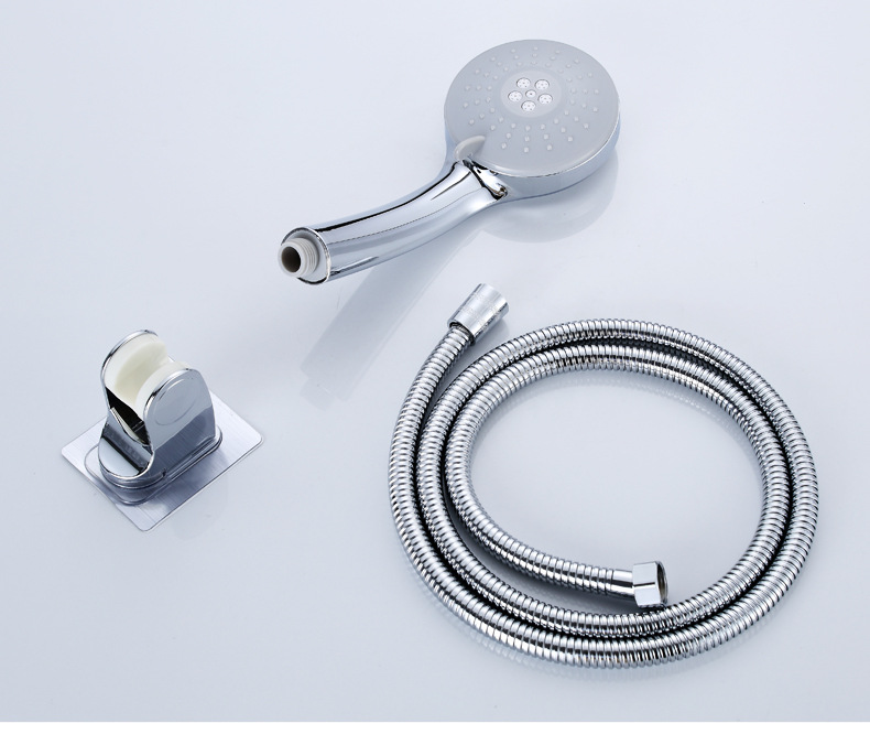 铜电镀电热水器u型混水阀明装开关冷热出水龙头淋浴花洒u形阀