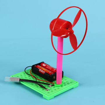 儿童手工模型科技小制作小发明温控电风扇 stem科学实验套装
