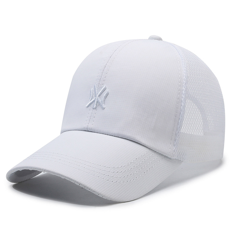New Summer Sun Hat Men's Peaked Cap Summer Gauze Hat Breathable Sun Protection Baseball Cap Simple Fashion
